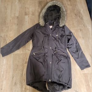 Mossimo Supply Co. Gray Rain Coat